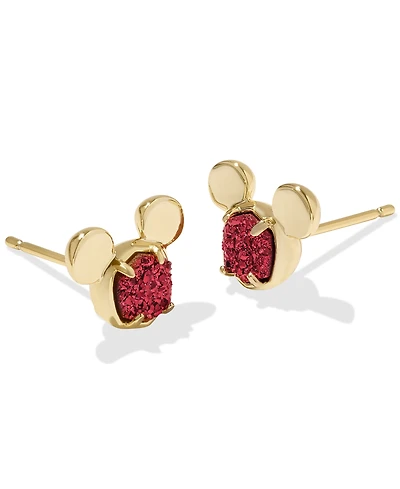 Kendra Scott 14k Gold-Plated Cultured Freshwater Pearl Mickey Mouse Stud Earrings
