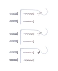 Kenney Jax 5/8 Inch Brushed Nickel Decorative Curtain Rod for Stylish Home Decor