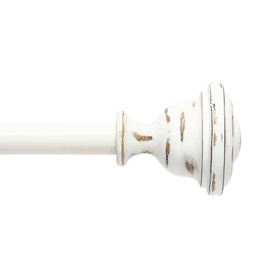 Kenney Belle 5/8 Inch Fast Fit Decorative Curtain Rod for Easy Installation