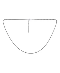 Bling Jewelry Unisex Venetian Box Chain Necklace Silver Tone Stainless Steel 2mm