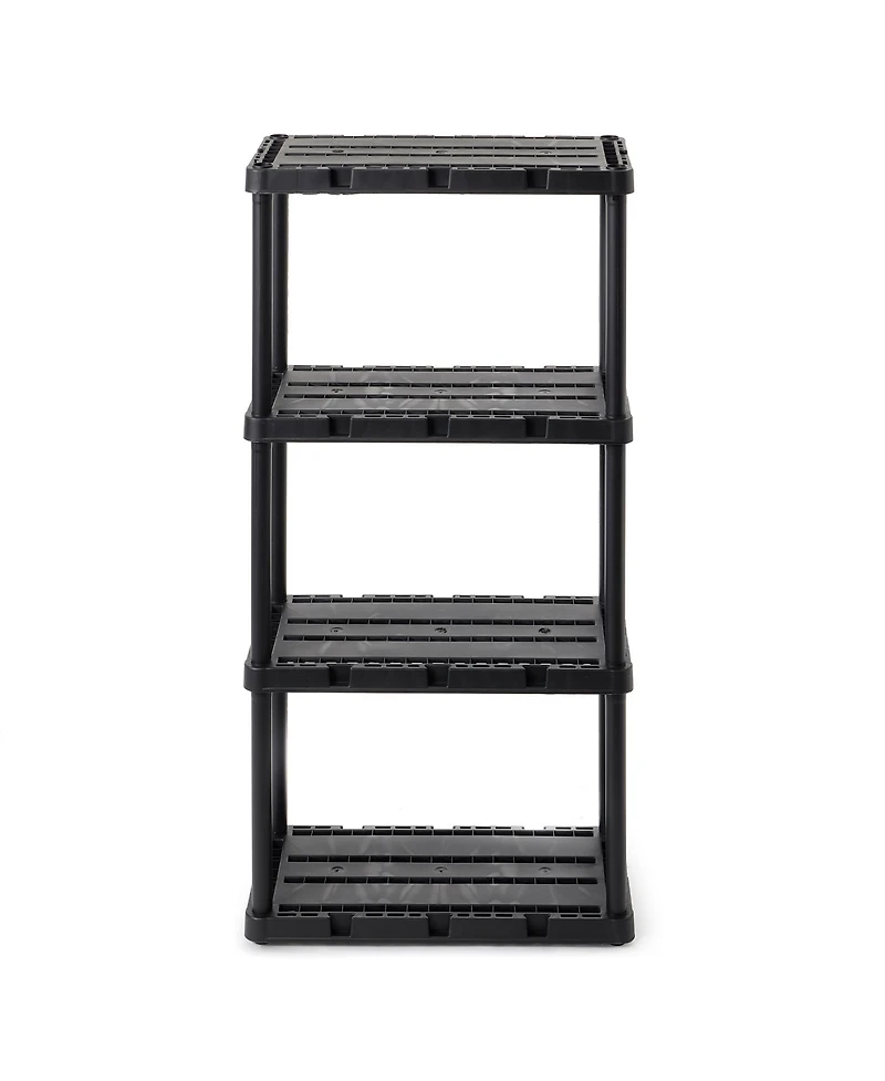Gracious Living 4 Shelf Knect-a-Shelf Fixed Height Ventilated Light Duty Storage