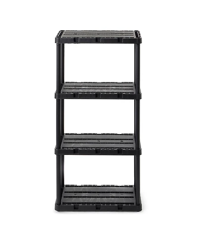 Gracious Living 4 Shelf Knect-a-Shelf Fixed Height Ventilated Light Duty Storage