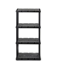 Gracious Living 4 Shelf Knect-a-Shelf Fixed Height Ventilated Light Duty Storage