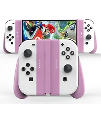 Doyo Switch Joycons Detachable Grip Compatible with Nintendo Switch/Switch Oled JoyCons Controllers, Nintendo Switch Accessories (Light-Purple)