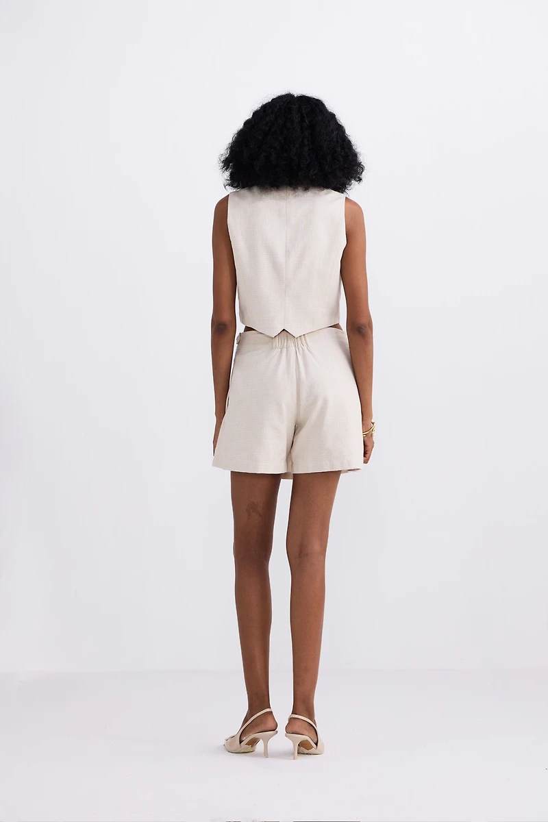 Reistor Women's Cotton Tweed Skort