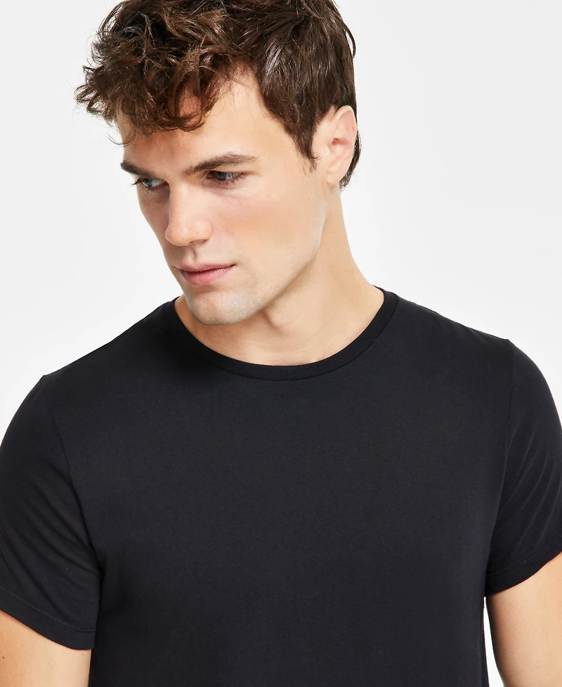 Calvin Klein Men's 5-Pack Cotton Classics Crew Neck Undershirts, Created for Macy's
