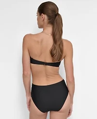 Dkny Womens Bandeau Bikini Top Bottoms