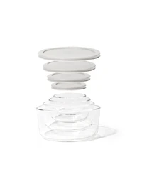 Dura Living -Piece Round Nesting Food Storage and Meal Prep Container Set