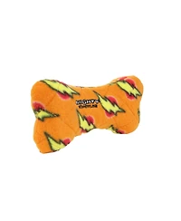 Mighty Medium Bone Orange, Durable Squeaky Dog Toy