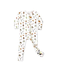 Bellabu Bear Baby Boys or Girls, Halloween Treats Convertible Footie