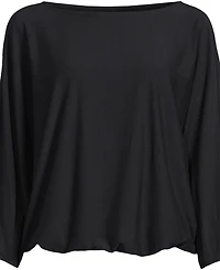 Lands' End Women's Lightweight Jersey 3/4 Sleeve Dolman Blouson Top