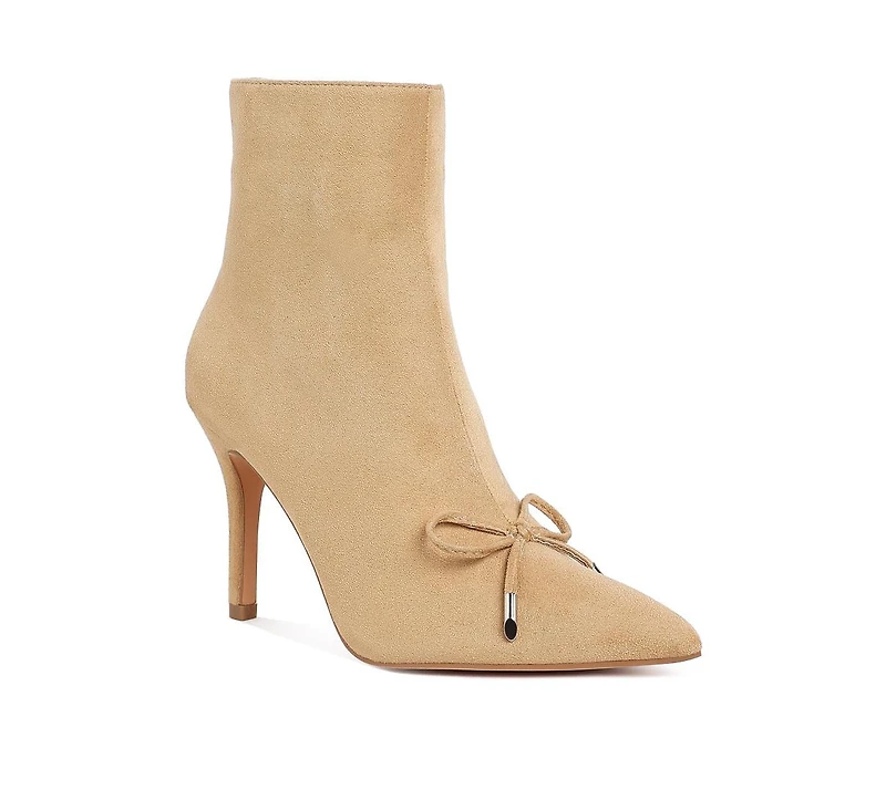 Dapers Bow Detail Ankle Boots