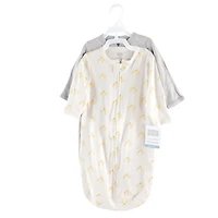 Hudson Baby Boys Unisex Cotton Full-Body Slumber Sack with Long Sleeves