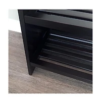 John Louis Home Solid Wood Storage Rack