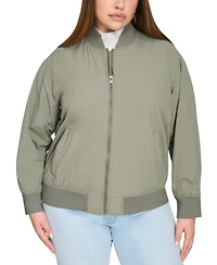 Levi's Trendy Plus Lightweight Zip-Front Bomber Jacket