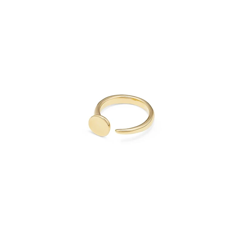 UNOde50 Twisted Nail Form Metal Alloy Ring
