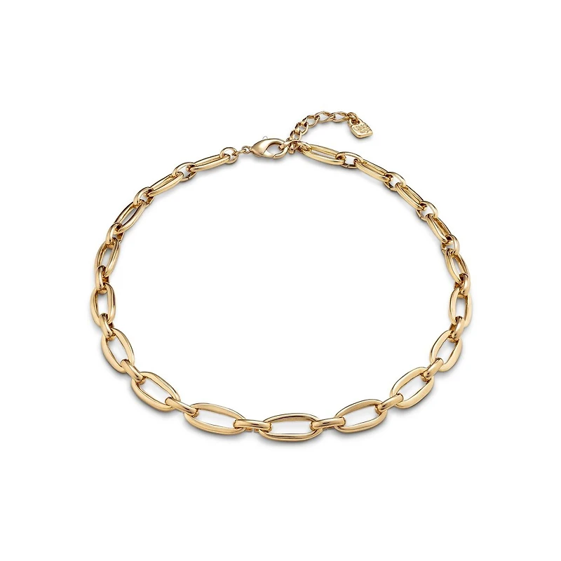 UNOde50 Metal Alloy Medium Oval Links Necklace
