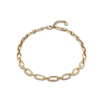 UNOde50 Metal Alloy Medium Oval Links Necklace