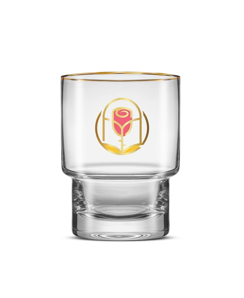 JoyJolt Disney Princess Iconic Short Drinking Glasses, Set of 6