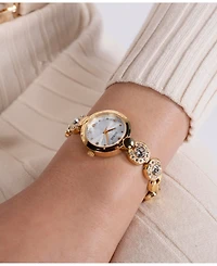 Guess Women's Analog Gold Tone Stainless Steel Watch, 26 mm