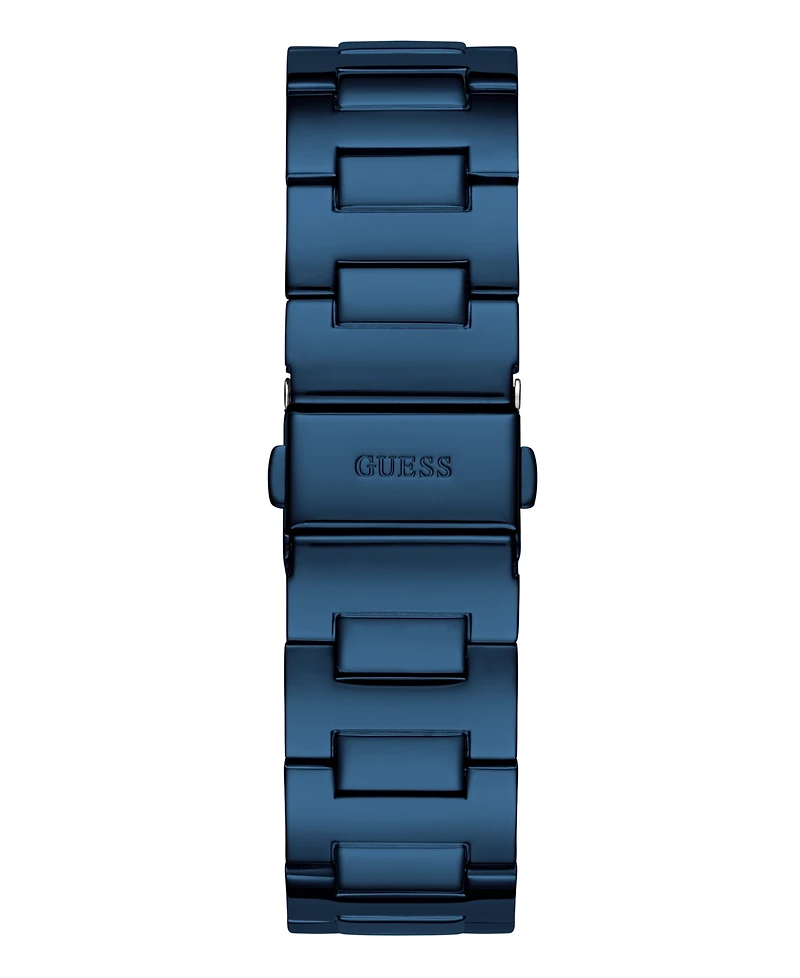 Guess Men's Analog Blue Stainless Steel Watch, 42 mm