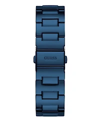Guess Men's Analog Blue Stainless Steel Watch, 42 mm
