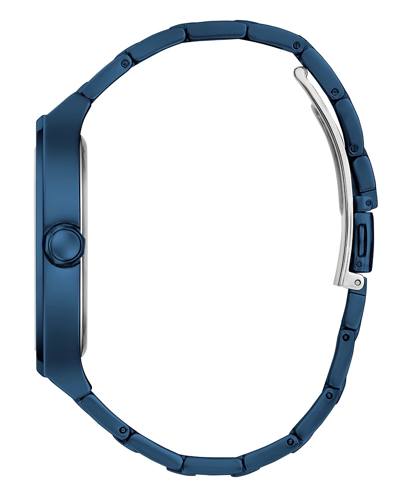 Guess Men's Analog Blue Stainless Steel Watch, 42 mm