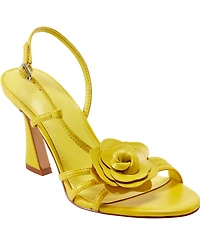 Marc Fisher Women's Hallan Rose Tapered Heel Sandals