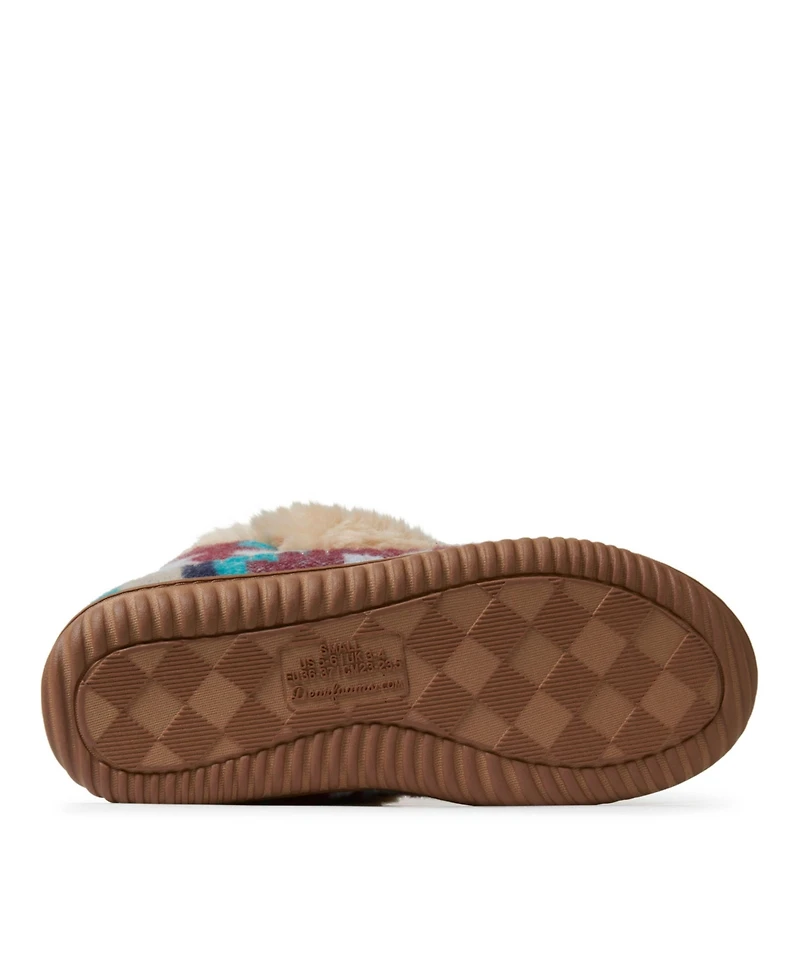 Alpine by Dearfoams Women's Moritz Bootie House Slipper