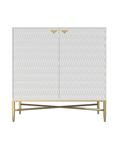Boyel Living 2 Door Locker Accent Cabinet