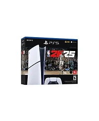 Sony PlayStation 5 Slim Console Digital Edition – Nba 2K25 Bundle With White Controller and Accessories - Black