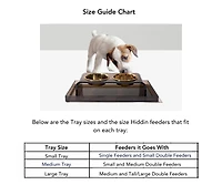 Hiddin Grey Overflow Feeder Tray, Medium