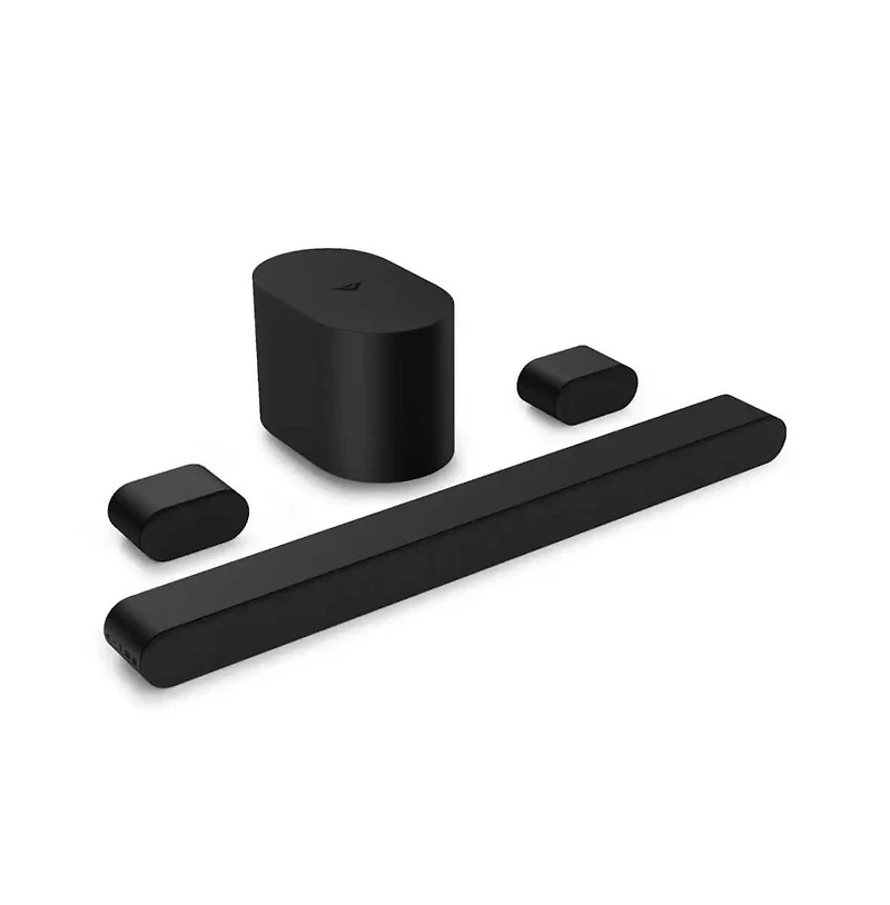 Vizio 5.1 Channel Soundbar with Wireless Subwoofer and Speakers