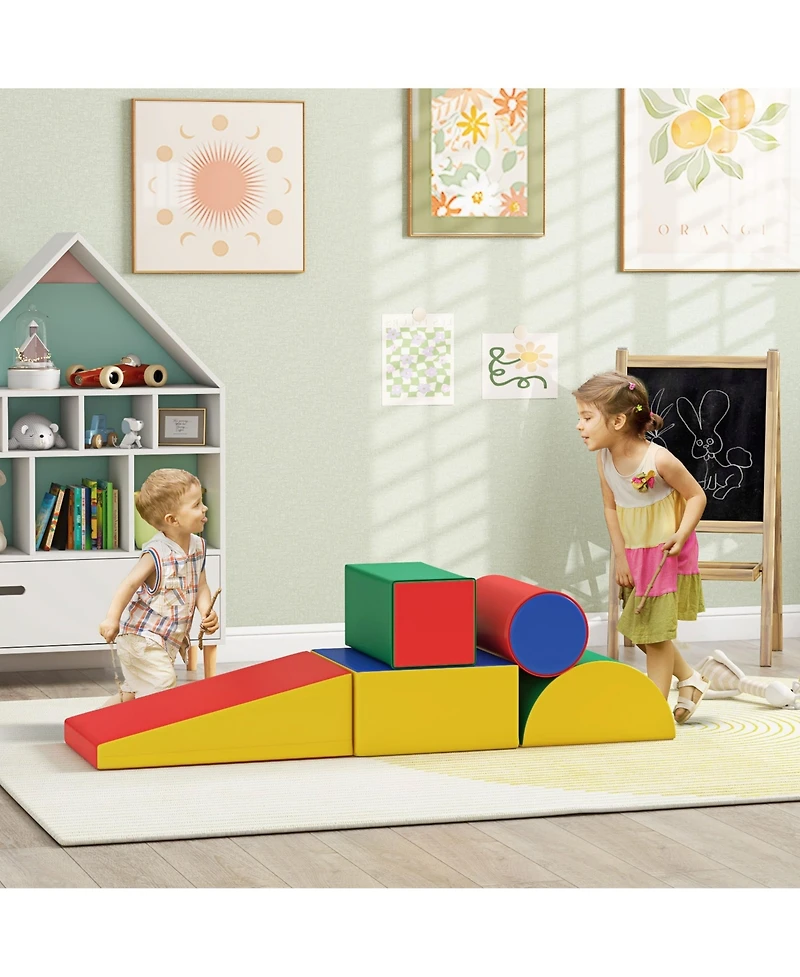 Soozier 5 Piece Climb and Crawl Activity Play Set, Assorted