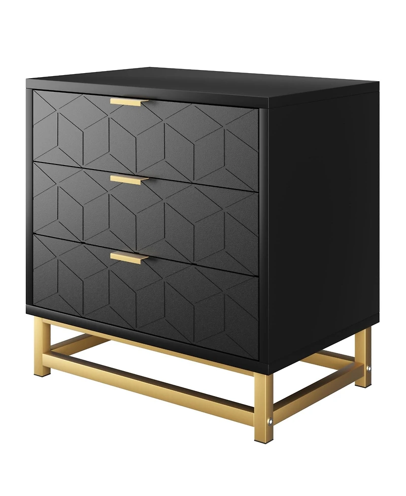3 Drawer Dresser for Bedroom, Modern Dressers & Chests of Drawers
