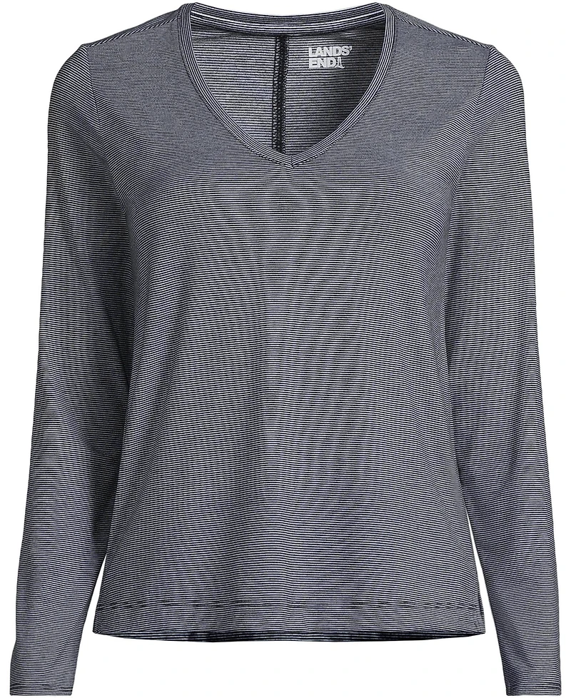 Lands' End Plus Power Performance Long Sleeve Top