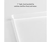 Hiddin Clear Overflow Feeder Tray, Large