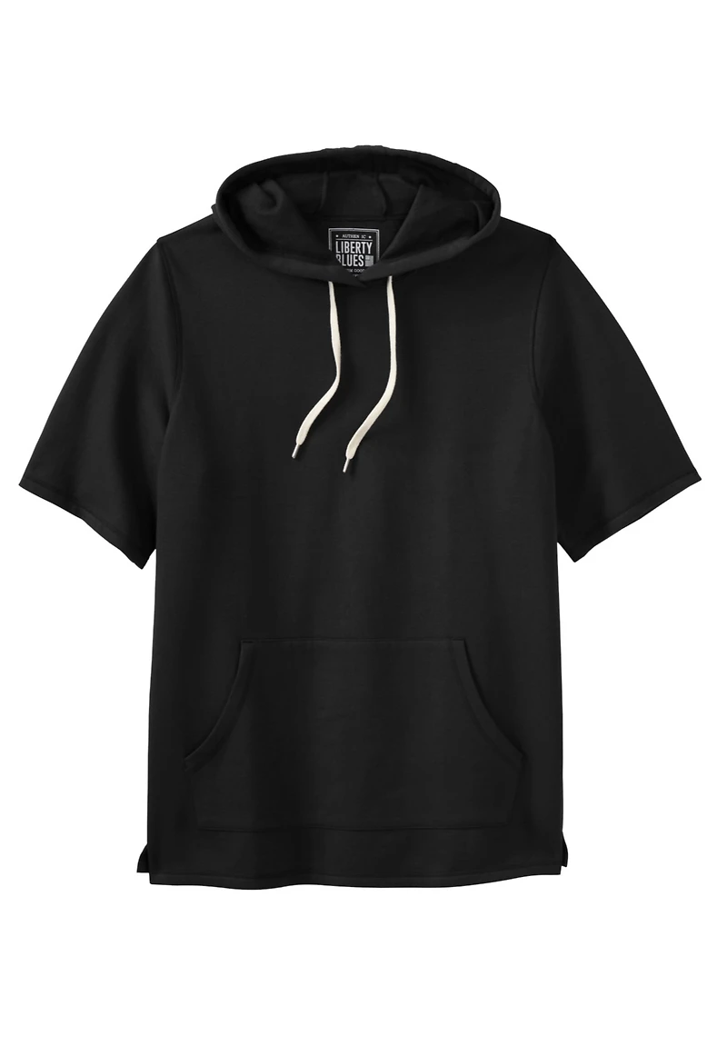 Liberty Blues by KingSize Men's Big & Tall Short-Sleeve Hoodie