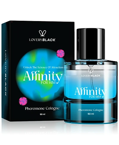 Lovery Black Affinity For Him Pheromone Cologne, 1.7 oz.