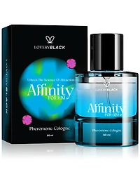 Lovery Black Affinity For Him Pheromone Cologne, 1.7 oz.