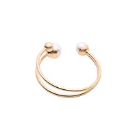 Sohi Women's Snowball Open Bangle Bracelet