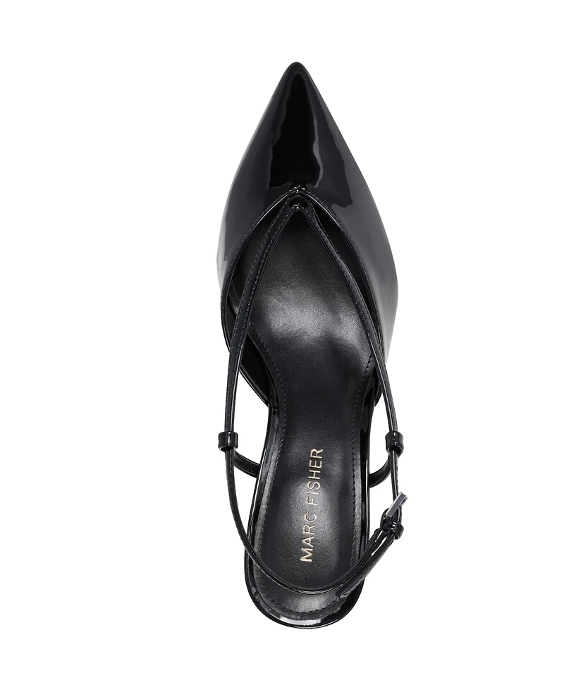 Marc Fisher Women's Avila Slingback Kitten Heel Pumps