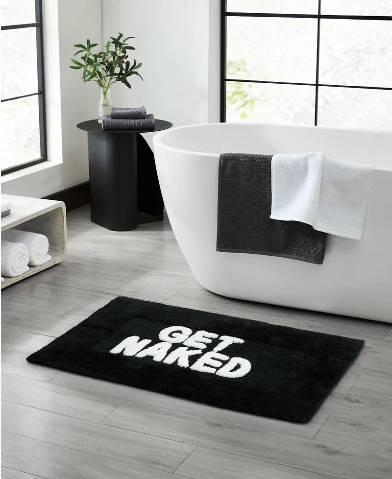 Jean Pierre Get Naked Cotton Bath Rug, 21" x 34"