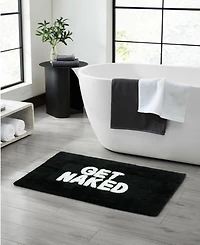 Jean Pierre Get Naked Cotton Bath Rug, 21" x 34"
