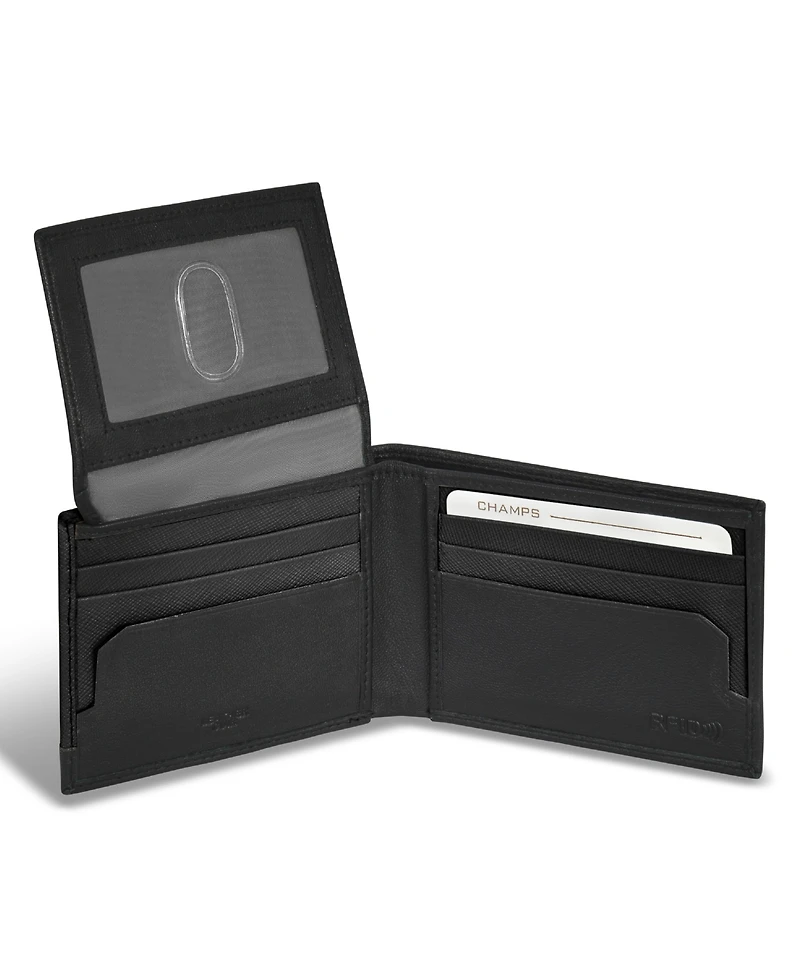 Champs Men's Iconic Collection Leather Top Wing Wallet