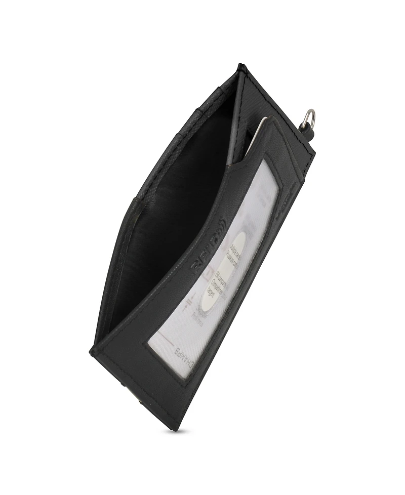 Champs Men's Iconic Collection Leather Slim Cardholder