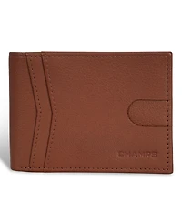 Champs Men's Onyx Collection Leather Access Top Wing Wallet
