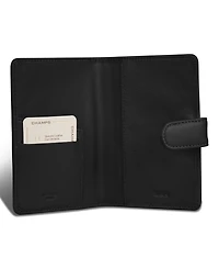 Champs Men's Onyx Collection Leather Passport Case