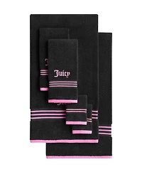 Juicy Couture Neon Border Cotton 6-Pc. Bath Towel Set