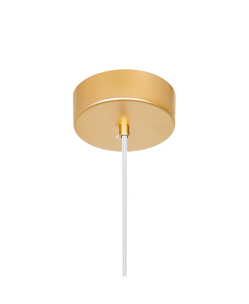 Cwi Lighting 98" Metal Iris 1 Light Mini Pendant